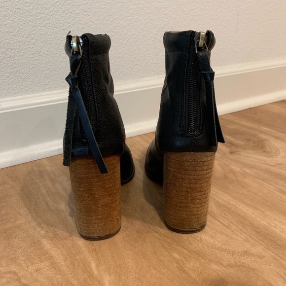 Jeffrey Campbell Rumble Boot In Black Leather - Picture 6 of 8